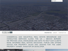 Tablet Screenshot of forumcre.com